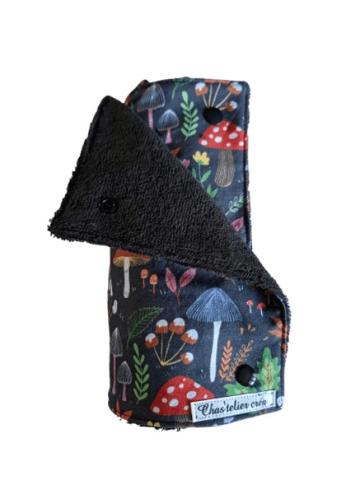 Rouleau d'essuie tout lavable "Les champignons "
