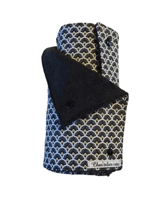 Rouleau d'essuie tout lavable "Les feuilles de palmier "