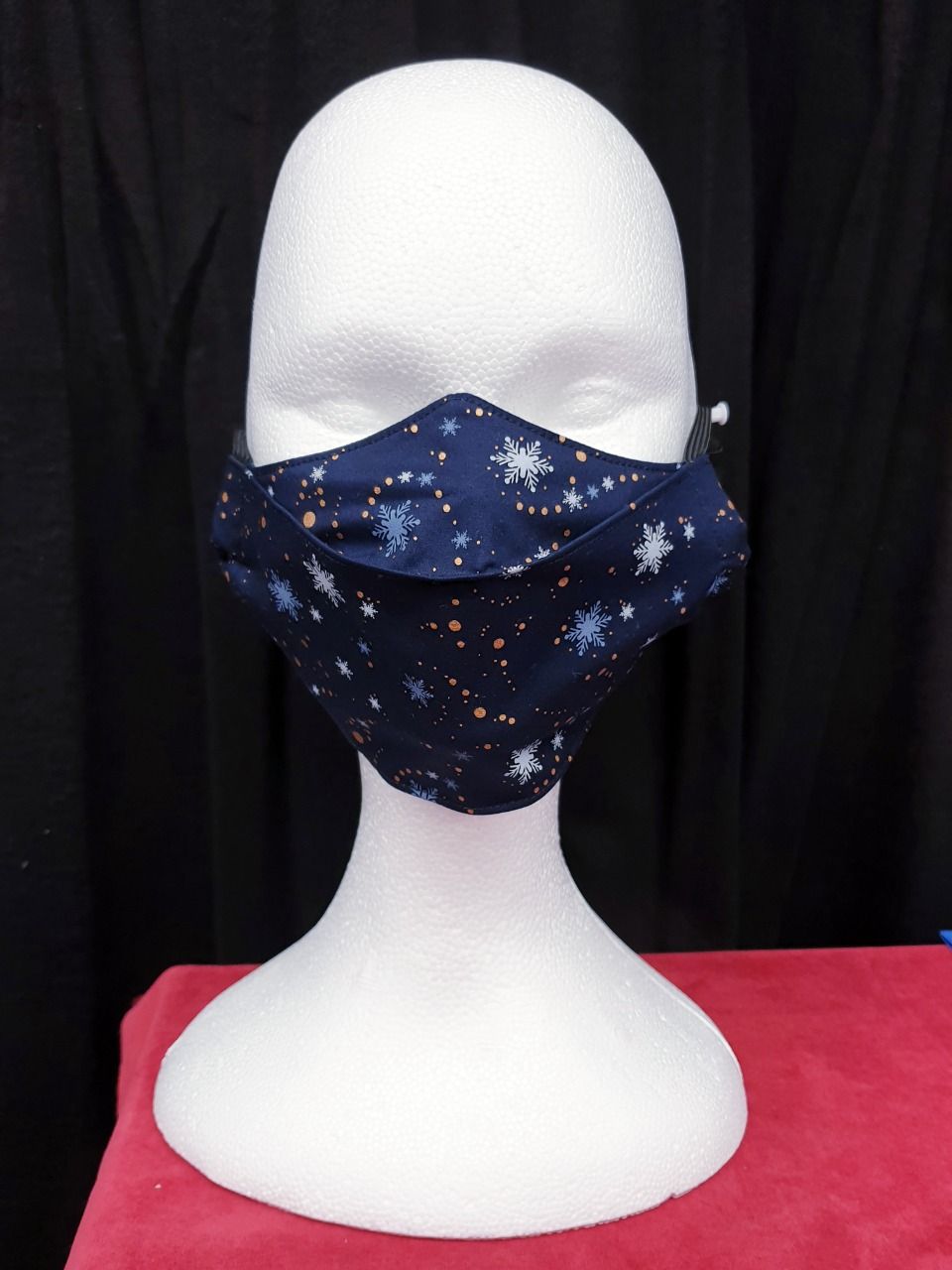 Masque de protection EAP (écran anti-postillons) "les étoiles en bleu"