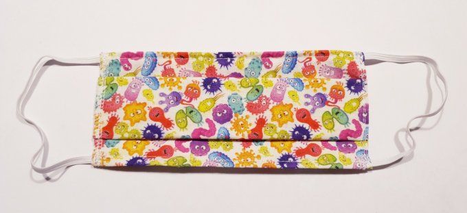 Masque de protection EAP (écran anti-postillons)   'Les microbes'