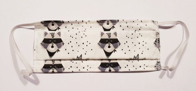 Masque de protection EAP (écran anti-postillons)   'Les ratons laveurs '