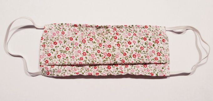 Masque de protection EAP (écran anti-postillons)    'Les petites fleurs'