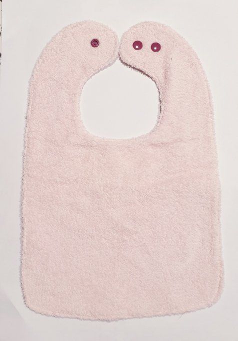 Bavoir bébé fille, serviette bébé et son collier