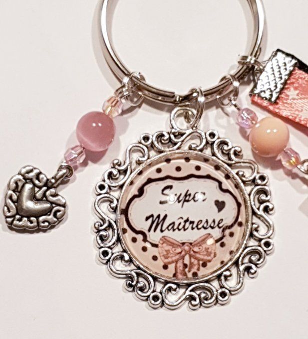 porte clefs ' super maitresse'