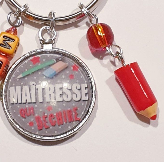 Porte clefs ' Maitresse qui déchire '