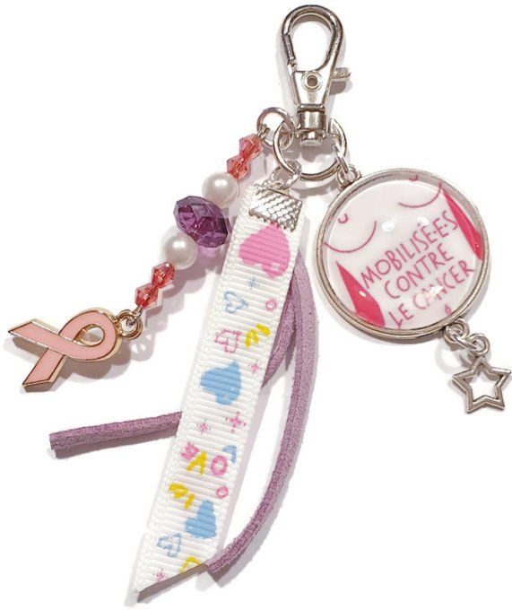 porte clefs " mobilisées contre le cancer du sein " 2