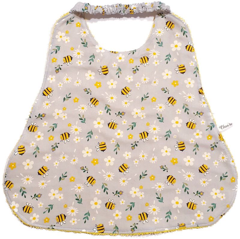 Serviette élastique  pour enfant  "les petites abeilles "