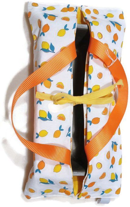 Sac de transport pour tartes ou  cakes  " les citrons "