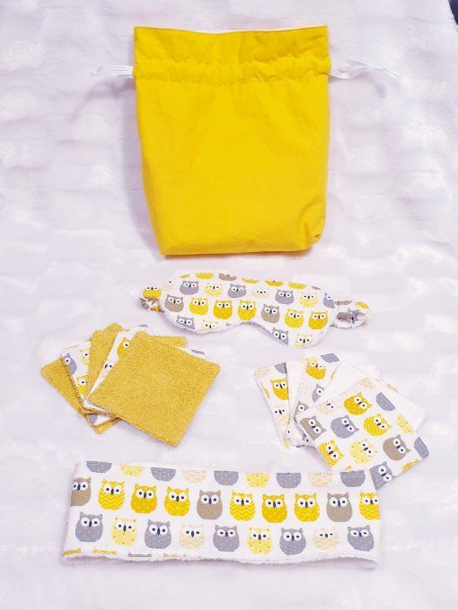 Kit de soin pour le visage "les chouettes"