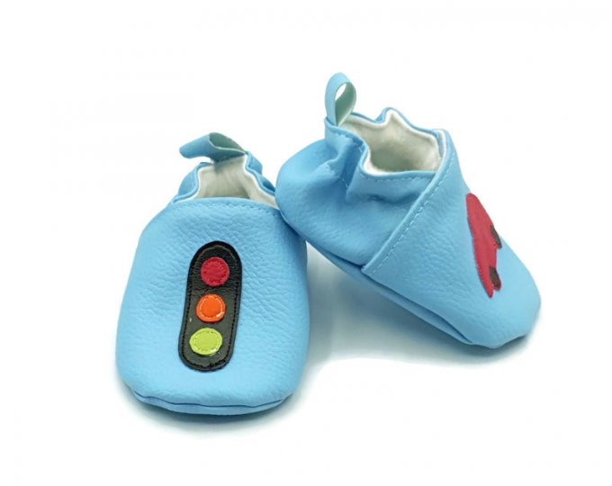Chaussons pour bébé taille 3-6 mois "As du volant"