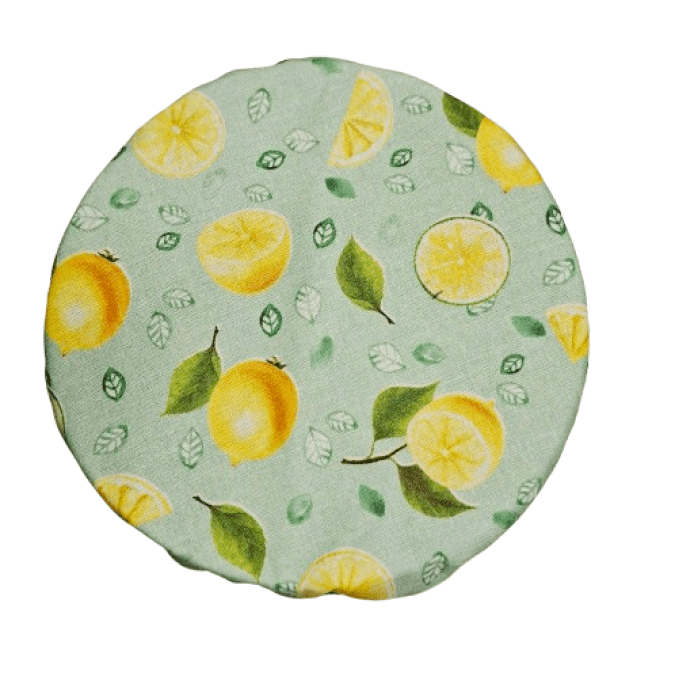 Couvres plats ou charlottes à plats lavables " les citrons"