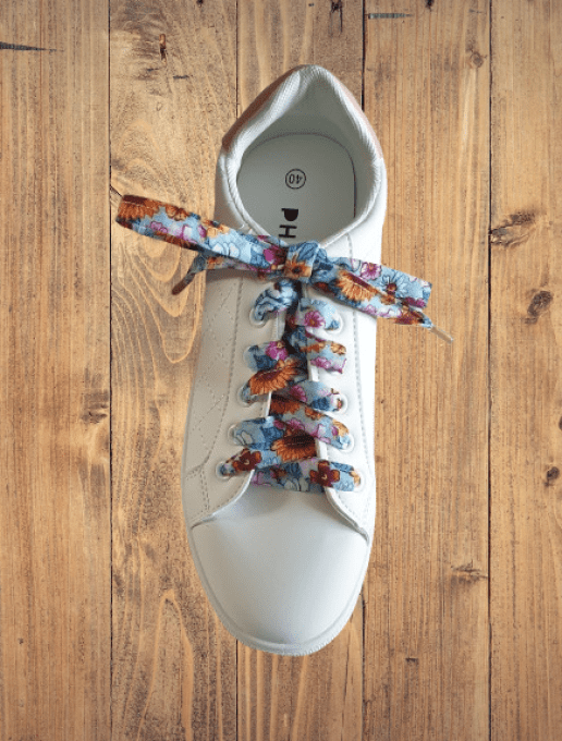 Lacets pour basket, chaussures " les tournesols" 