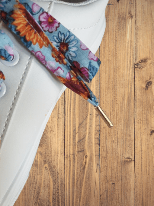 Lacets pour basket, chaussures " les tournesols" 