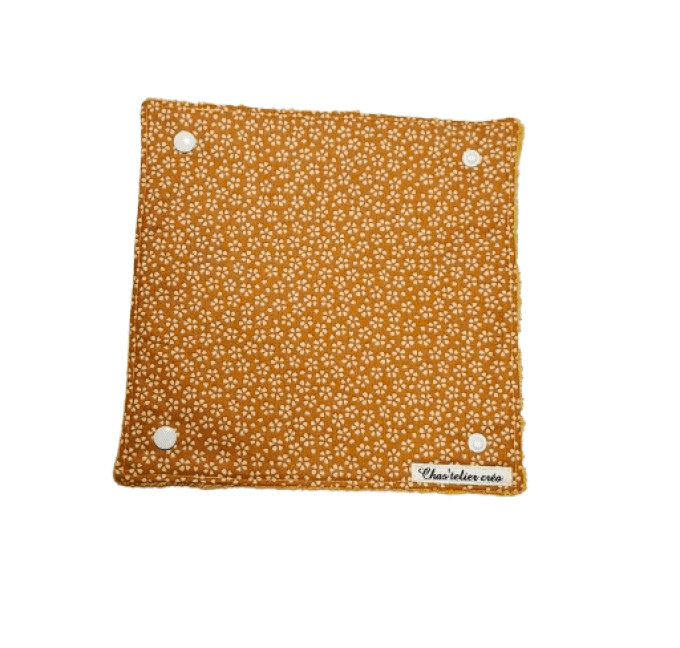 Rouleau d'essui tout lavable de 8 feuilles moutarde