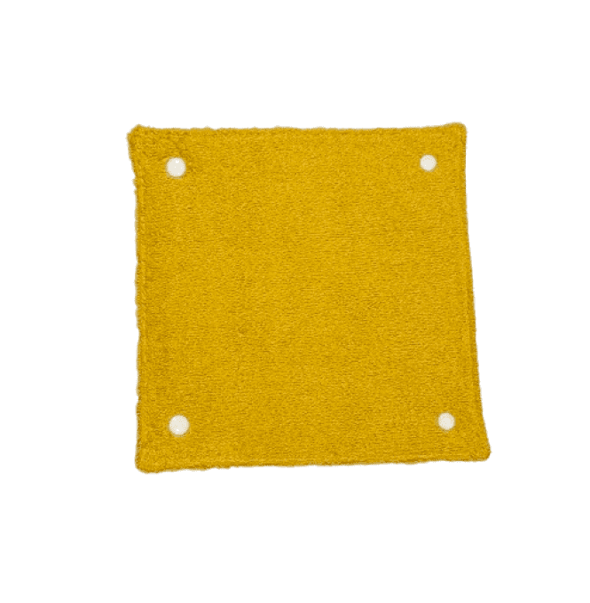 Rouleau d'essui tout lavable de 8 feuilles moutarde