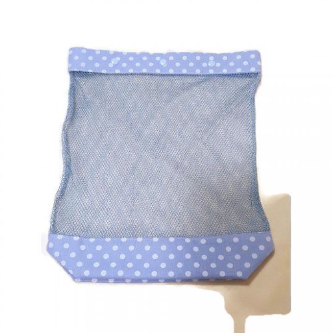 Filet de lavage ,sachet de lavage, pochon de lavage "bleu"