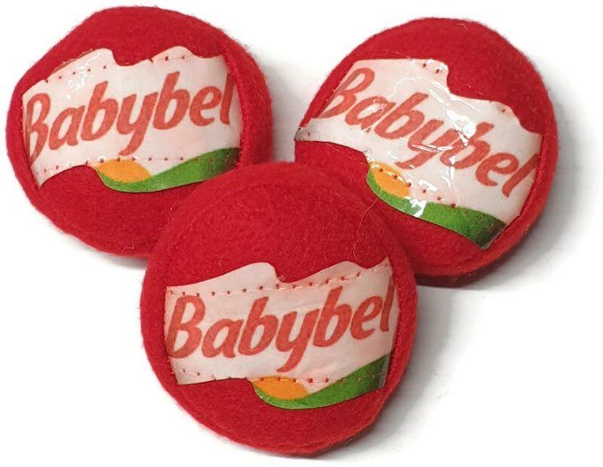 Fromage babybel rond  en feutrine