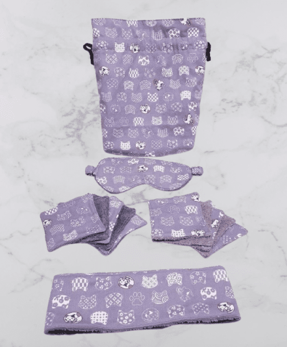 Kit de soin pour visage " les chats"