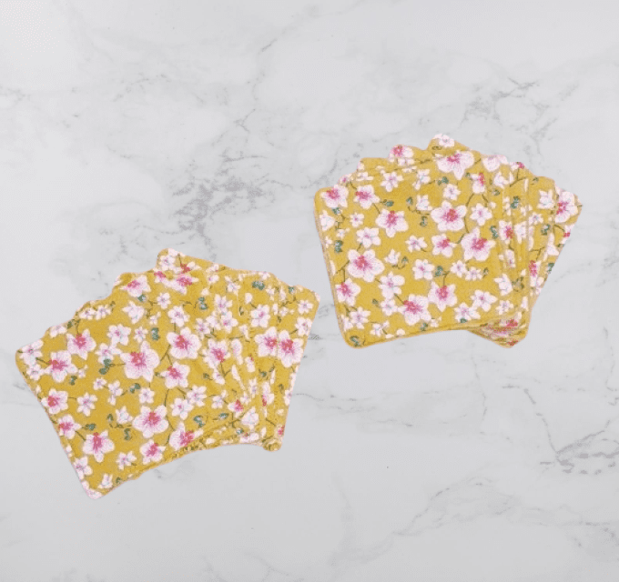 Kit de soins pour visage " moutarde fleurie"