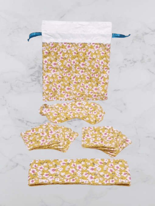 Kit de soins pour visage " moutarde fleurie"