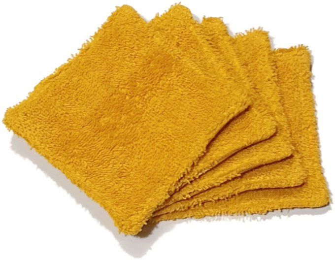 Lot de 5 lingettes lavables "les hermines bretonnes  "