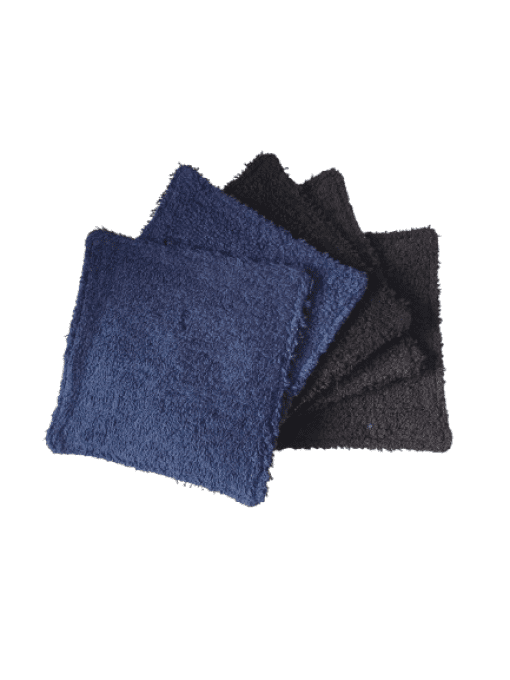 Lot de 5 lingettes lavables  mélange 1