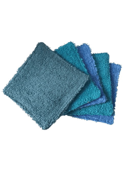 Lot de 5 lingettes lavables " mélange 8"