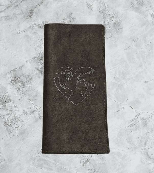 Pochette à passeport , organisateur de voyage "les lamas"