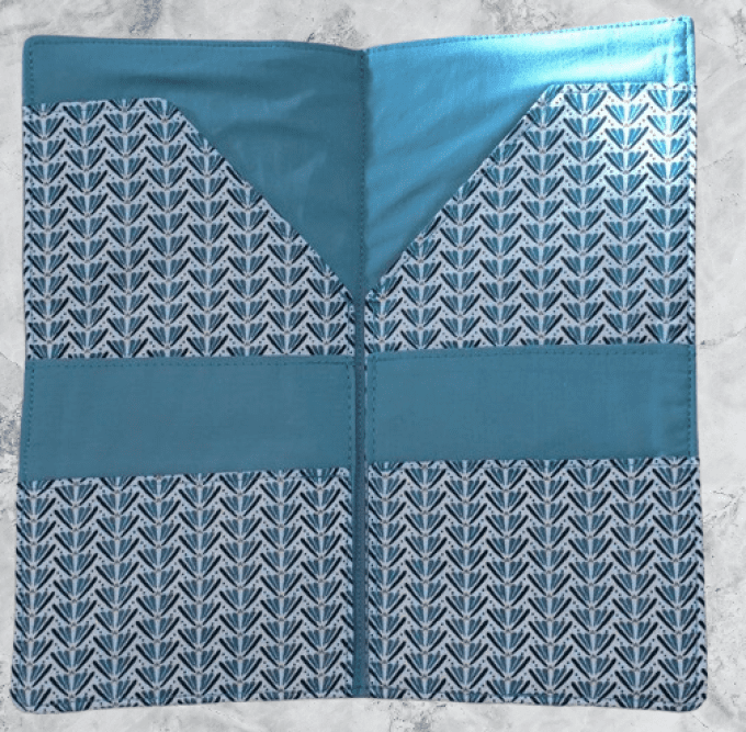 pochette de passeport "voyage autour de la terre"