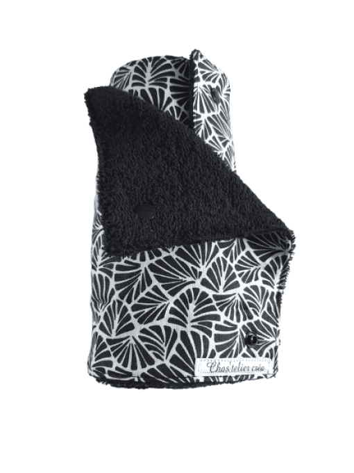 Rouleau d'essui tout lavable "Le feuillage noir "