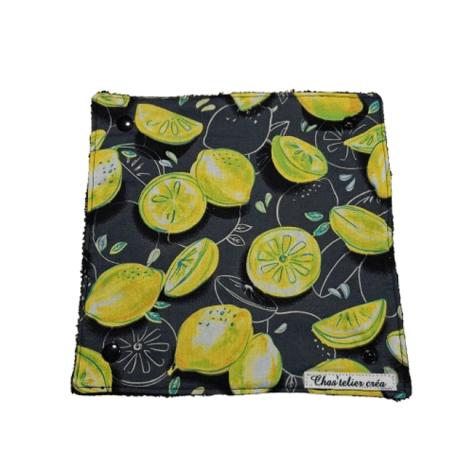 Rouleau d'essui tout lavable "Les citrons"