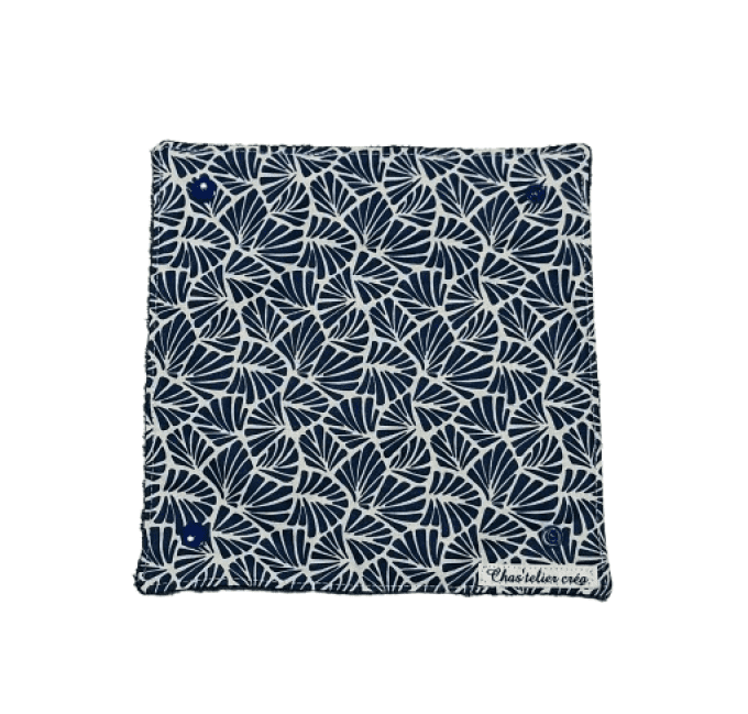 rouleau d'essui tout lavable "les feuillages pétrole  "