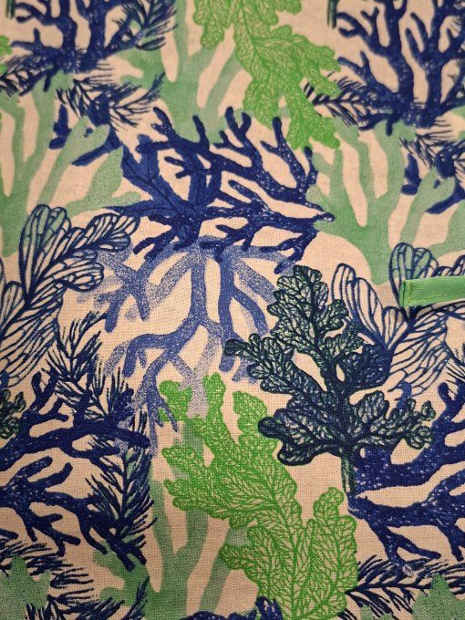 Sac de transport pour tarte et cake " sous la mer  "