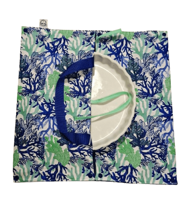 Sac de transport pour tarte et cake " sous la mer  "