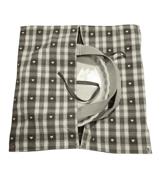 Sac de transport pour tarte ou cake " les cœurs "