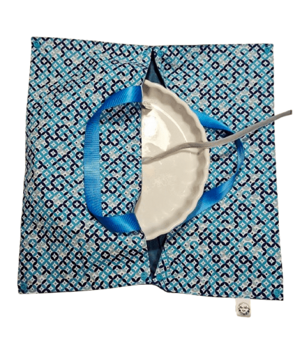 Sac de transport pour tarte ou cake "les formes géométriques"