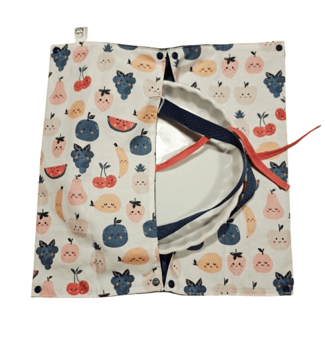 Sac de transport pour tartes, cakes  " les fruits "