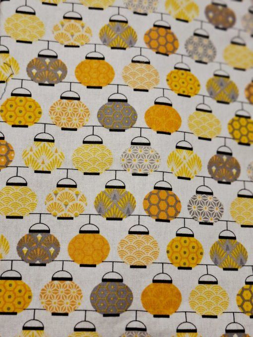 Sac de transport pour tartes, cakes  " les lampions 2 "