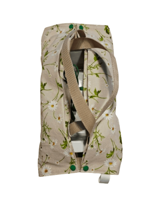 Sac de transport pour tartes et cakes " les marguerites" "