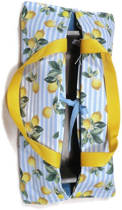 Sac de transport pour tartes ou  cakes  " les citrons 2 "