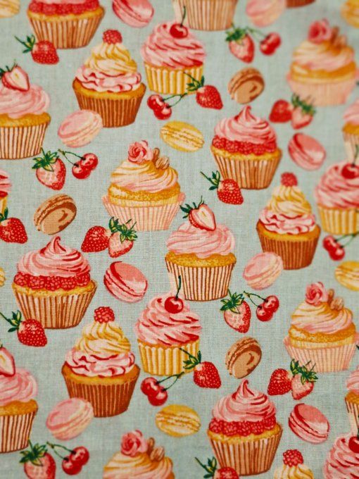 Sac de transport pour tartes ou cakes  " les cups cakes"