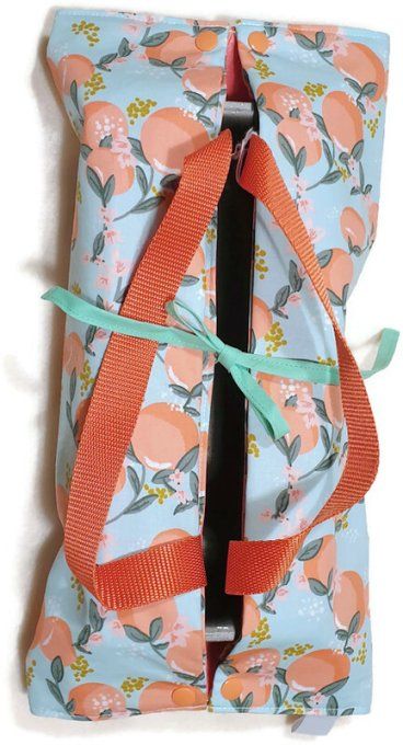 Sac de transport pour tartes , ou cakes " les oranges 2 "