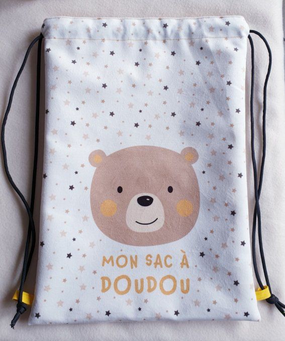 Sac à dos cordons pour enfants 'L' ourson '