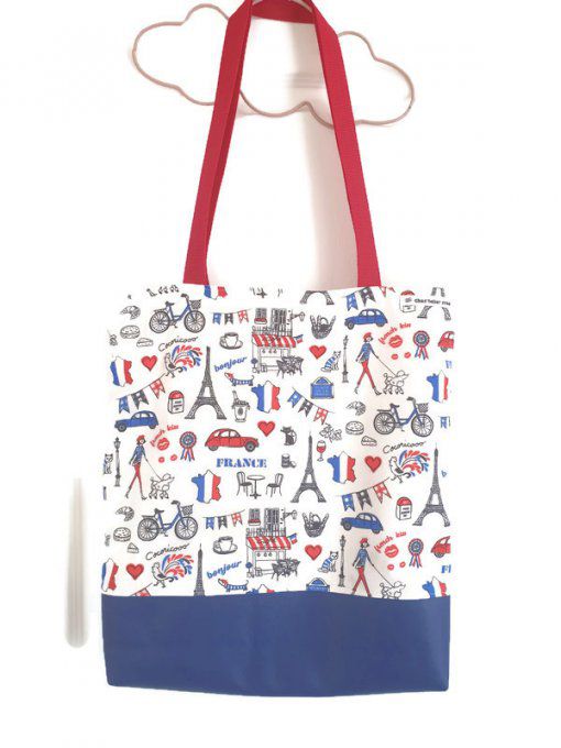 Tot Bag "En bleu,blanc,rouge"