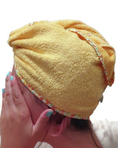 Serviettes ,turban pour cheveux mouillés 