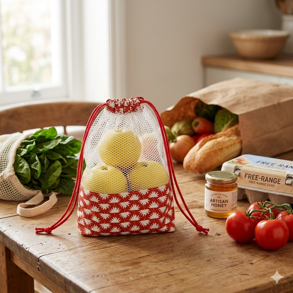 Sac, pochon pour légumes et graines en  vrac