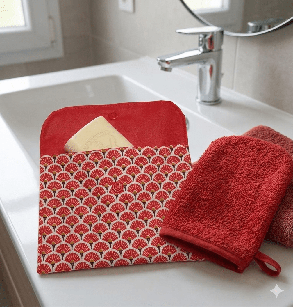 Pochette pour savon ou shampoing  solide